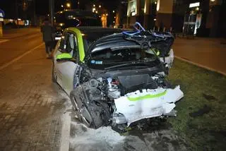 BMW rozbite w al. "Solidarności"