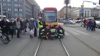 Potrącenie w Al. Jerozolimskich