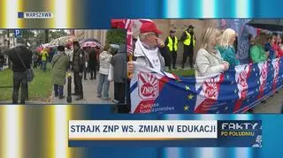 Protest w Warszawie 