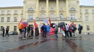 Pikieta w sprawie śledztwa po śmierci Jolanty Brzeskiej