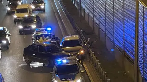 Wieczorne zderzenie na trasie S8