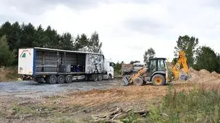 Nielegalne składowanie niebezpiecznych odpadów