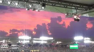 Niebo nad stadionem Legii