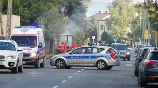 Akcja służb na ulicy Kościuszki