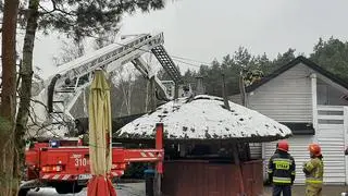 Pożar w restauracji na Białołęce