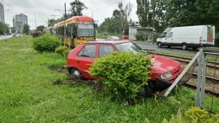 Kolizja na torowisku