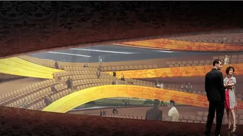 Ogród Muzyki za wiszącym murem