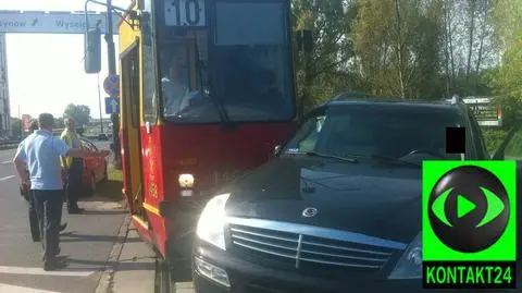 Nie ustąpił pierwszeństwa tramwajowi