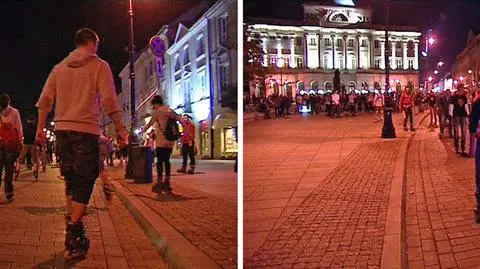 Nocne rolki w Warszawie