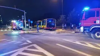 Zapalił się autobus miejski 