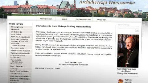 Kard. Nycz o wystawie w CSW: drastyczne przekroczenia granic