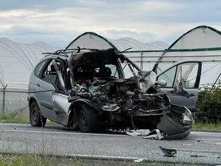 Śmiertelny wypadek na DK62