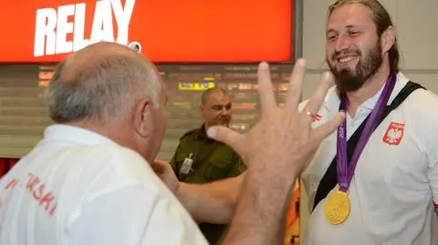 Złoty medalista z Londynu gorąco powitany w stolicy