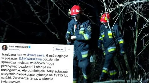Po pożarze na Żeraniu. Apel prezydenta stolicy 
