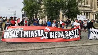 Protest rolników w Warszawie