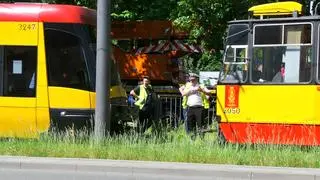 Zderzenie tramwajów na Puławskiej