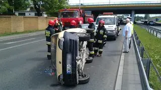 Wypadek na Wale Miedzeszyńskim