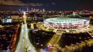 Stadion Narodowy nocą