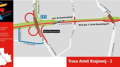 Zmiany na Trasie AK. Przełożą ruch na wyremontowaną jezdnię