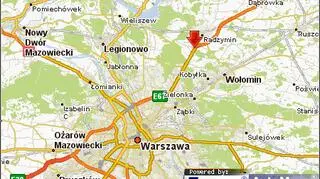 Przewróciła się ciężarówka