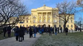 Protest pod hasłem "Dość przemocy policji"