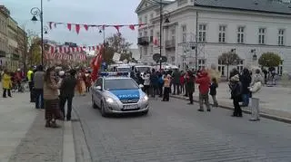 Impreza w asyście policji