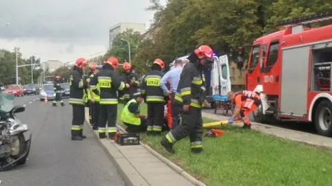 Zderzenie hondy z autobusem