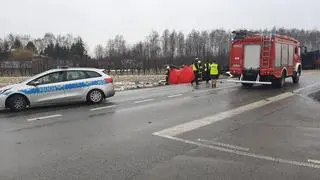 Śmiertelny wypadek na DK50 w miejscowości Bikówek 