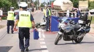 Motocyklista zginął w wypadku