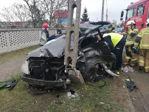 Wypadek w Borzęcinie Dużym