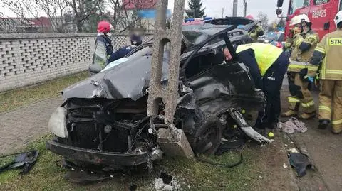 Wypadek w Borzęcinie Dużym