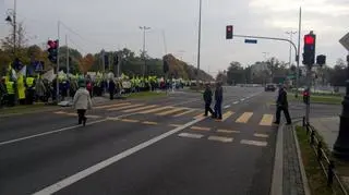 Protest działkowców