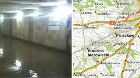 Zalane przejścia, drzewa na torach, pociągi na objazdach