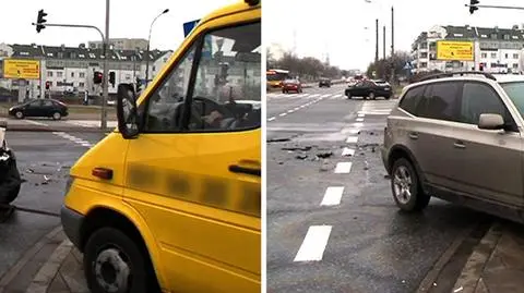 Jedna osoba ranna po zderzeniu BMW z citroenem