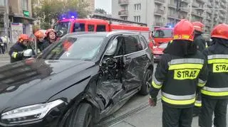 Zderzenie na Puławskiej 