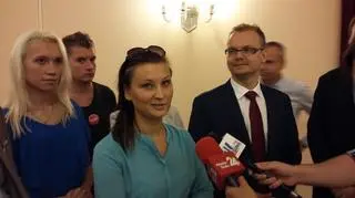 Radna powiedziała o swoim odejściu na konferencji