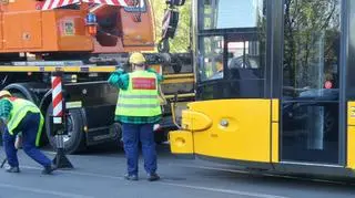 Tramwaj wypadł z toru na Marszałkowskiej