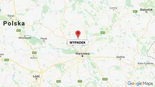 Do wypadku doszło w pobliżu Nasielska