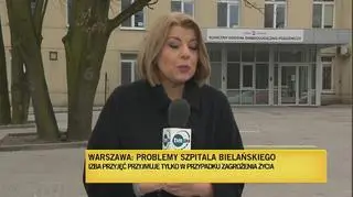 Problemy z przyjmowaniem pacjentów w Szpitalu Bielańskim