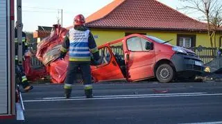 Śmiertelny wypadek na drodze wojewódzkiej