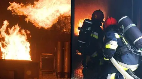 Zerowa widoczność, 800 st. C. Symulowali pożar w metrze