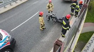 Wypadek na Trasie Siekierkowskiej 