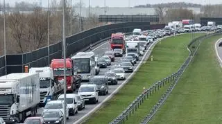 Zderzenie na autostradzie A2