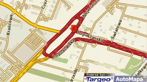 Kolizja w Al. Jerozolimskich