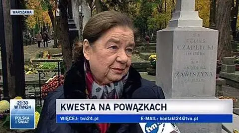 "To zaszczyt tu kwestować"