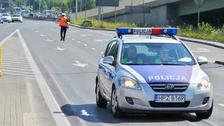 Zderzenie autobusu i samochodu