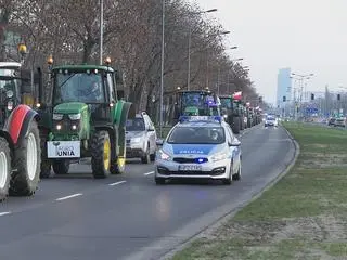 Rolnicy odjechali w asyście policji