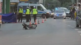 Rowerzystka zginęła na rondzie Unii Europejskiej