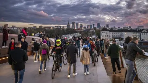 Most pieszo-rowerowy otwarty