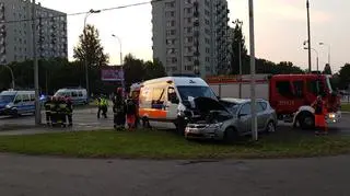 Wypadek na Bródnie